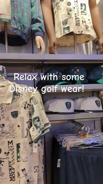 Golfer Mickey highlights this Disney golf collection at Disney World & beyond #disney #disneymerch
