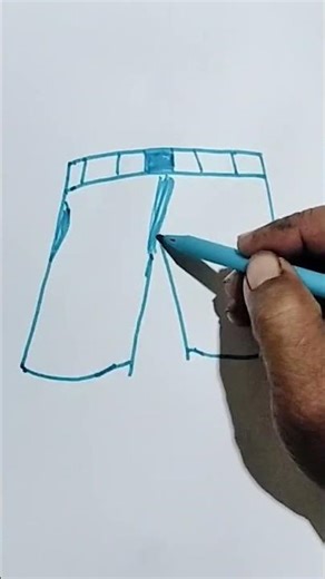#pants easy drawing, How to draw pants
