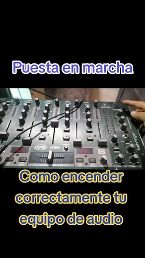 Guía para encender tu equipo de audio correctamente