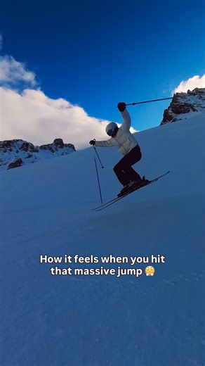 Aimee ♡︎ on Instagram: "Those big jump days 🫨 #ski #jump #tinges #skiing #skills"