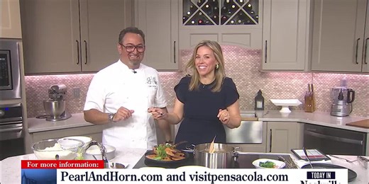 Pearl & Horn Makes Crispy Red Snapper Collar with Visit Pensacola