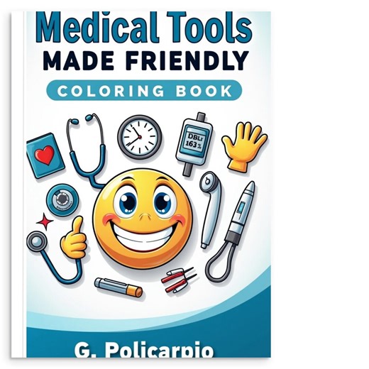 Medical Tools Made Friendly Coloring Book for Kids Ages 3-8 - Etsy