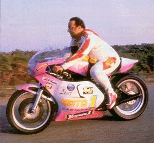 Coluche : son record du monde de vitesse moto