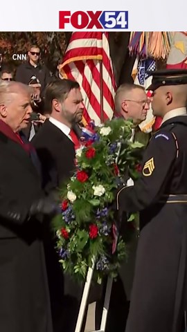 Trump lays wreath at Arlington National Cemetery