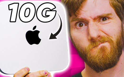 【官方双语】竭尽全力也压不垮——M1 Mac mini 选装万兆网测试#linus谈科技