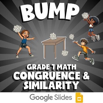 Congruence & Similarity BUMP Math Game | No Prep Grade 7 Review