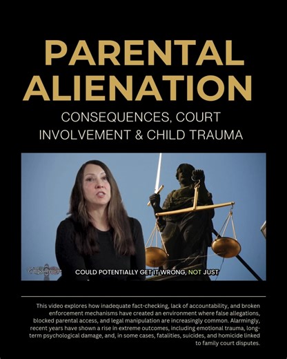 Over 22 million families have been separated from their children by a broken family court system. This powerful documentary exposes how parental alienation, custodial interference, false allegations, and systemic failures are destroying families across the United States. https://www.youtube.com/watch?v=pw687AGOuOE Through firsthand testimony, advocate Lilly J. Landikusic reveals how family courts can wrongly place children with abusers, deny loving parents basic rights, and create lifelong traum