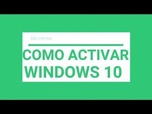 COMO ACTIVAR WINDOWS 10 EN 1 MIN