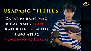 YouTube Channel: https://youtu.be/qUBgAWQFNEI ---- Bible Verses: Ang Salita Nang Dios | New Living Translation | Easy to Read ---- Mga ginamit na bible verses about Tithes: Old Testament: - Malachi 3:10 New Testament: Matthew 23:23 Luke 11:42 Hebrews 7:8-10 ---- Jesus did not break the Law of old Testament: Matthew 5:17 ---- Utos ni Cristo na ibigay mo lahat nang ari arian mo VS. Mag bigayt nang Tithes: Mateo 19:21 ---- 1st Law of Tithes - Leviticus 27 1st Giving of Tithes without Law - Genesis 