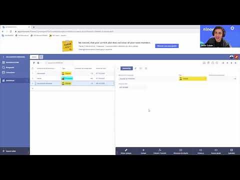 Ninox Database en Español - Cómo Crear Tablas y Tipos de Campos - Tutorial básico