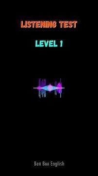 English Listening Test #1 | 3 Levels: Easy to Hard | Can You Understand All?