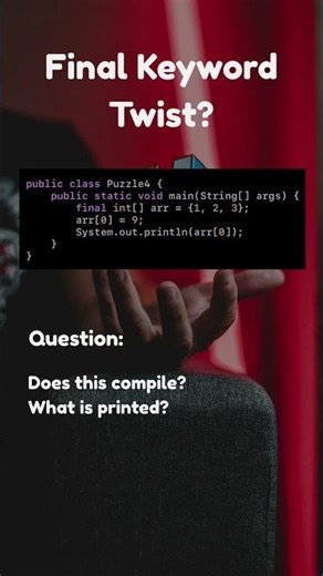 Java code puzzles. #springboot #springbootdeveloper #springbootcamp #springbootannotations
