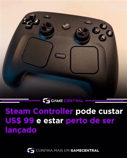 🚨 NOVO STEAM CONTROLLER POR US$99?!#Steam #Gaming #GameCentral