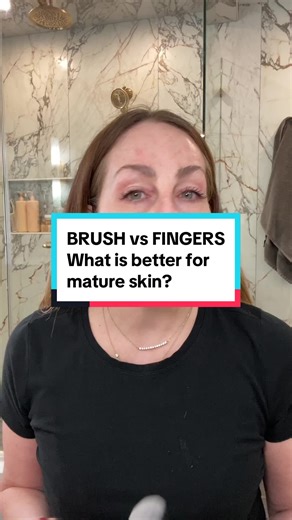 Brush vs Fingers: Best Way to Apply Foundation on Mature Skin