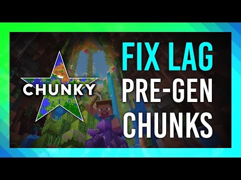 How to Pre-Generate Your World to Stop Lag | Chunky Guide | Minecraft
