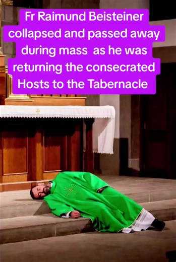 Last Sunday, a tragic moment unfolded at the church in Wiesmath, district of Wiener Neustadt, where Fr. Raimund Beisteiner, a highly respected parish priest, collapsed and passed away during Mass, as he was returning the consecrated Hosts to the tabernacle. Despite immediate efforts to save him, Fr. Beisteiner's life could not be preserved. The community pays its respects and invites all to pray for his eternal rest, his bereaved family, the parish community, and those present during this distre