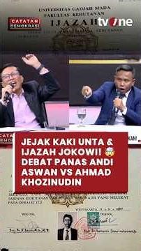 ANCAMAN 12 TAHUN! ⚖️ Pengacara Roy Suryo Ancam Andi Aswan Soal Manipulasi Scan Ijazah Jokowi | tvOne