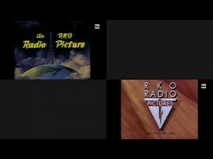 Turner/RKO Radio Pictures logo (1943) (colorized) (opening & closing)