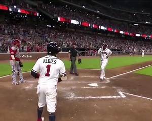 B-MAC WITH THE LASER. Brian McCann delivers a huge two-run homer for the Atlanta Braves. | FanDuel Sports Network South