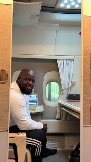 Emirates first class enclosed suite travel experience #firstclass #lux... | Emirates First Class
