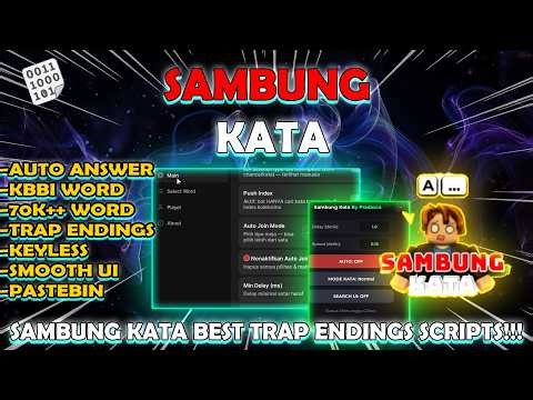 NEWEST AUTO ANSWER TRAP ENDINGS WORD CONNECTION SCRIPT 2026 PASTEBIN!! 🤖 70K+ KBBI WORDS + KEYLESS