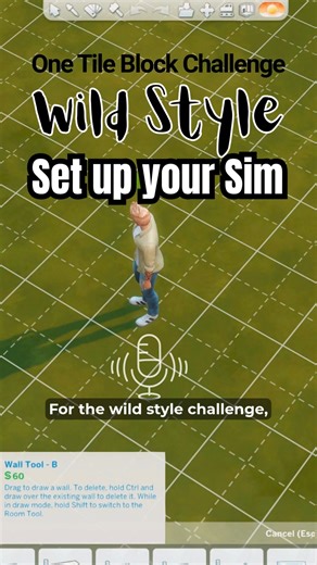 ElliSims on Instagram: "Ok.. I hear you :). Here's how to set up the Wild Style challenge so you can forage your way to riches and shenanigans! Here are 2 ways to set up the room, and what does not work. Share your screenshots with me - I can't wait to hear your stories!