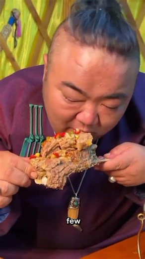 mongolians and their love for boiled meat #shortsfeed #food