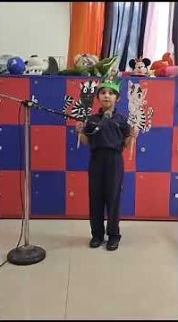 English story telling competition.. first prize winner.. story name.. monkey and two cats..