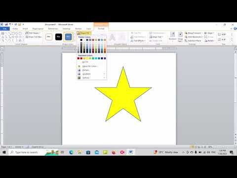 : "How to Create a Star Shape in MS Word | Easy Step-by-Step Tutorial"