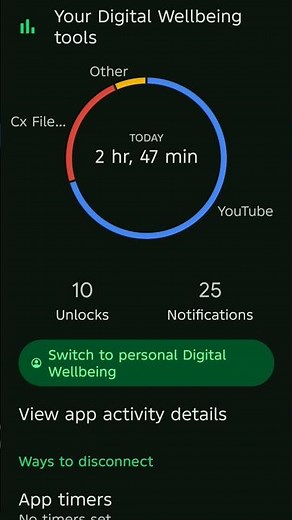 How to Check Today’s Phone Screen Time & App Usage | Android Tips