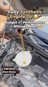 Best Fully Synthetic Engine Oil for Mileage & Performance 🚀 Budget లో Best choice! #engineoil#motul