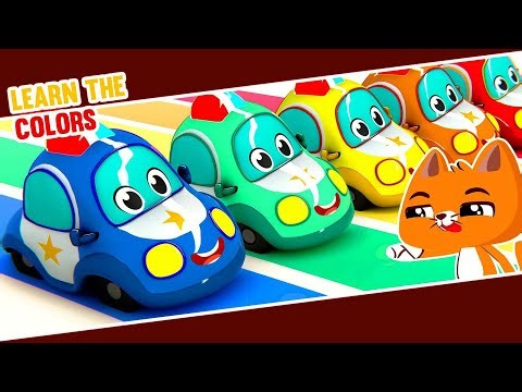 Learn Colors with Police Cars 🚓🎨 | Superzoo Educational Video for Kids