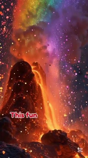 🌋 Incredible Color-Changing Volcano! | Mind-Blowing Science Experiment 🧪✨