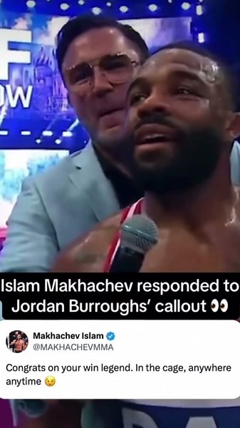Jordan Burroughs just called out Islam Makhachev after his win at RAF Moscow