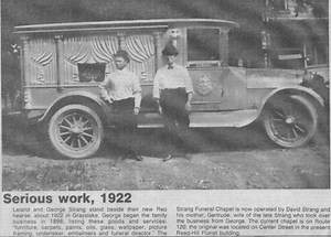 Strang Funeral: Part Of Grayslake's History