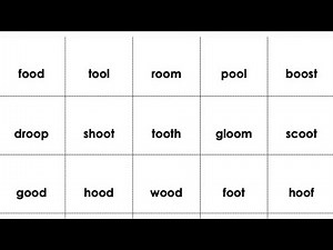 Digraphs| OO and oo | Long + Short Vowels | Phonics Sounds