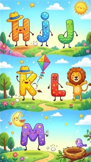🎵 Learn A to Z Alphabet with Fun! 🌈#shorts #shortvideo