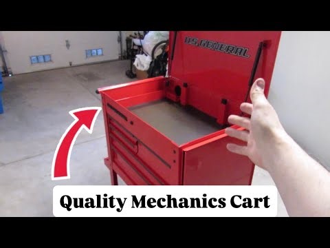 Harbor Freight 5-Drawer Mechanics Cart Full Review