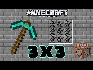 [TUTO] Une pioche qui mine en 3x3 [Fr] (Minecraft Bedrock edition)