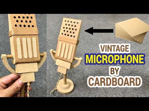 How to Make a Microphone from Cardboard | Creative Craft Ideas