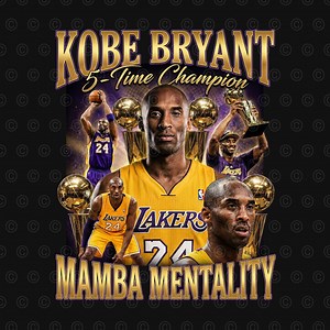 Kobe Bryant Big Head PNG: Basketball Legend DTF Print (digital Download) - Etsy