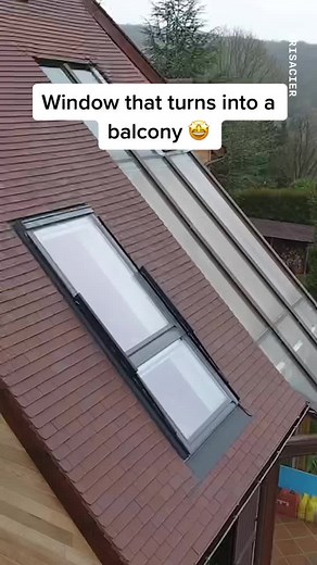Innovative Window Design Turning Into Balcony