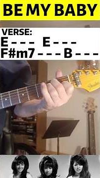 Be My Baby - The Ronettes Guitar Lesson #bemybaby #guitarlesson