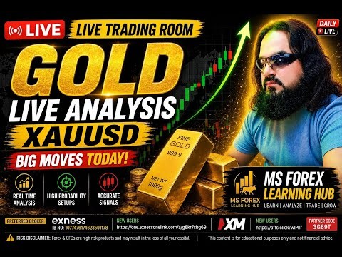 🚨 LIVE GOLD TRADING ROOM 0560| BIG MOVES ON XAUUSD | REAL-TIME SIGNALS | Ms Forex Learning Hub