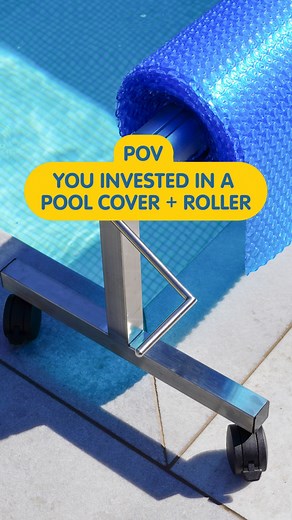 1.7K views | Pool covers are an ideal way to maintain your pool by protecting it from leaves and debris, assisting to maintain the temperature of the pool and to minimise evaporation. Couple your new cover with a roller, to make it simple to roll out and retrieve the cover and for safe, convenient storage  #poolcare #poolcovers #poolmaintenance | Clark Rubber | Facebook