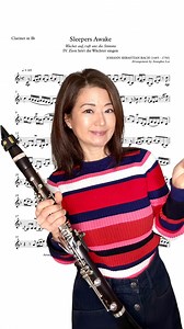 Hello everyone! I’m back~🤗 Here’s my arrangement of J.S Bach’s ‘Sleepers Awake’ for clarinet and piano 🎶💫Hope you enjoy it!💜 #Clarinet #klarinet #clarinetist #jsbach #bach #klarinette #classicalmusic #classicalmusicians | Seunghee Lee, Clarinet