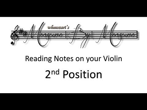 Notes On Violin (2nd Position)