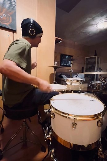 Practice…🥁🥁🥁 #studio #homesweethome | Eno Ntrl