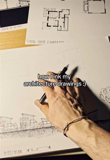 Inking Architectural Plans: Elevation & Facade Guide