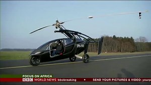 How to beat traffic in sci-fi style | BBC News Africa